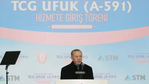 Erdogan: Turkiye among 10 nations able to locally build, maintain warships