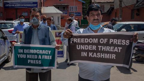 Seizure of Kashmir Press Club leaves local journalists on tenterhooks
