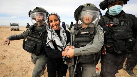 Israeli police arrest dozens of Palestinian Israelis in Negev