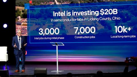 Intel to build $20B chip facility in US amid global shortage