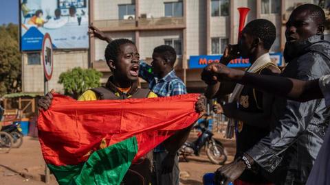 Police fire tear at anti-government protest in Burkina Faso