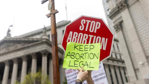 Thousands demonstrate across US against scrapping abortion rights