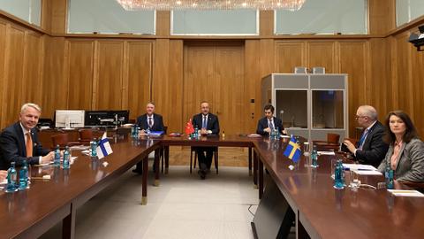 Türkiye discusses Sweden, Finland NATO bid in trilateral meeting
