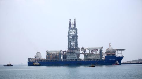 Türkiye's fourth drilling ship arrives at Tasucu Port, Mersin province