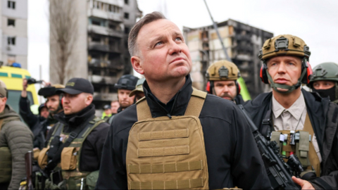 In surprise visit to Ukraine, Poland's Duda urges Kiev to resist Moscow