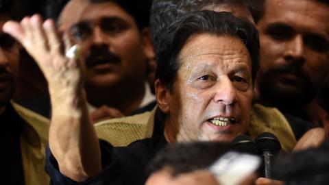 Pakistan's Imran Khan calls for march on Islamabad to press early polls