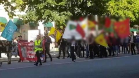 'Two-faced policy': PKK supporters hold demonstration in Sweden