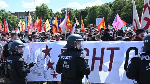 Protesters urge G7 to do more on climate as leaders arrive in Germany