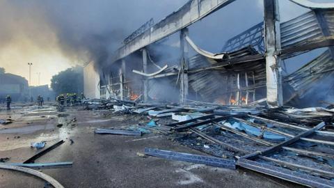 Live blog: Missile strike on Ukrainian mall kills multiple civilians