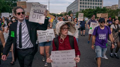 US abortion ruling sparks legal battles over state 'trigger laws'