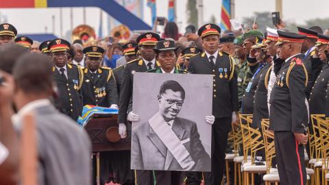 DRC independence hero Lumumba's only remains buried in Kinshasa