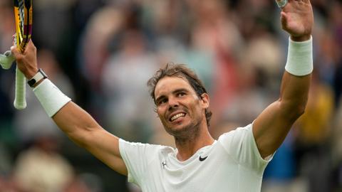 Nadal beats Berankis to advance to Wimbledon third round