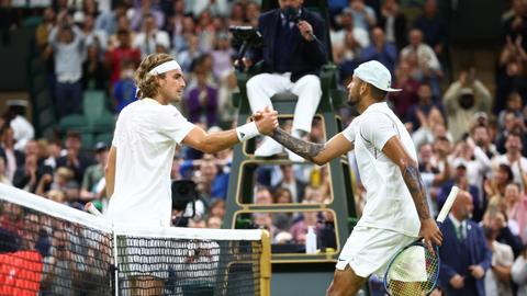 Tsitsipas slams 'bully' Kyrgios after fiery Wimbledon clash