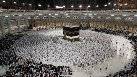 In pictures: Pilgrims flock to Mecca for biggest Hajj since pandemic