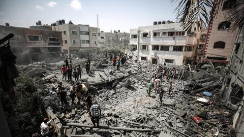 Palestinian death toll rises as Israel continues airstrikes on Gaza