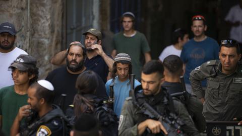 Hundreds of Israeli settlers storm Al Aqsa complex