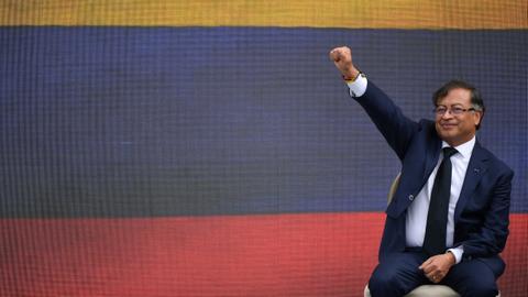 Gustavo Petro sworn in as Colombia’s first leftist president