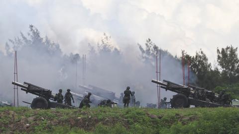 Taiwan conducts military drills amid China's exercises