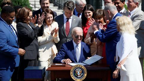 Biden signs landmark bill to boost US-made semiconductors production