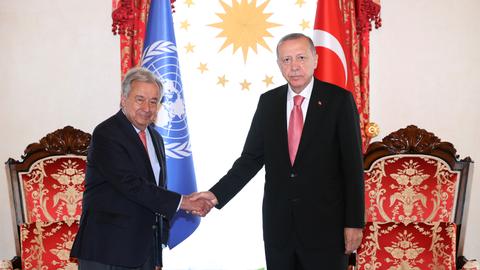 Erdogan to meet Zelenskyy, UN chief Guterres in Ukraine's Lviv