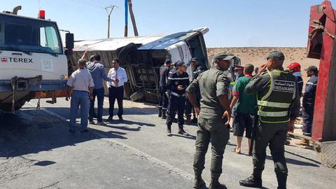 Bus crash in Morocco's Casablanca leaves dozens dead