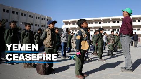 Yemeni children kept at home for safety despite schools reopening