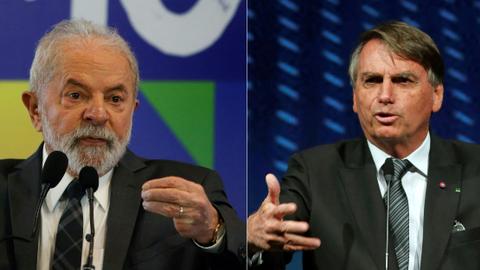 Bolsonaro e Lula devem entrar em confronto no debate eleitoral no Brasil