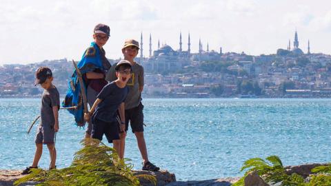 Collecting sights: Family on world tour before children lose vision