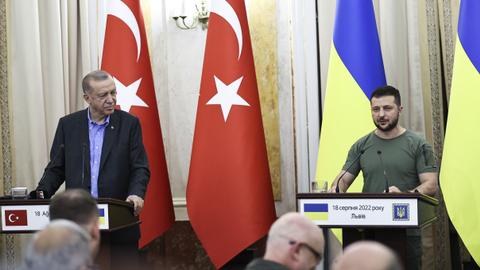 Erdogan, Zelenskyy discuss Russia-Ukraine conflict over phone