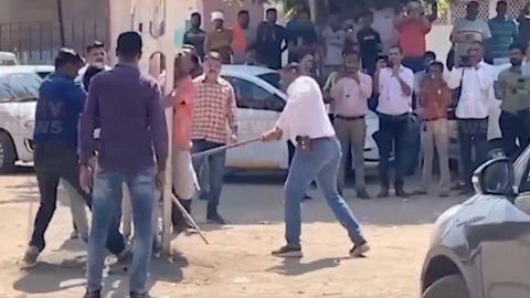 India police flogging Muslim men in public sparks outrage