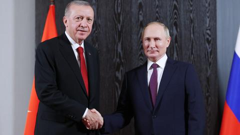 Türkiye ready to help resolve Ukraine crisis, Erdogan tells Putin