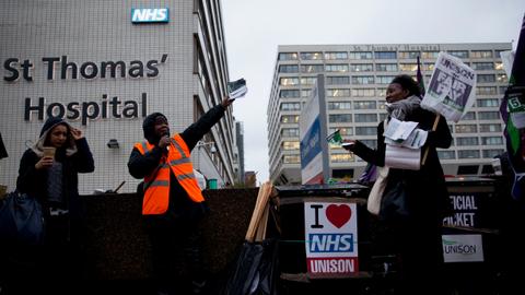 Nurses across UK join other striking staff in two December walkouts