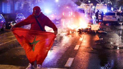 Riots in Brussels, Amsterdam after Morocco upset Belgium in World Cup