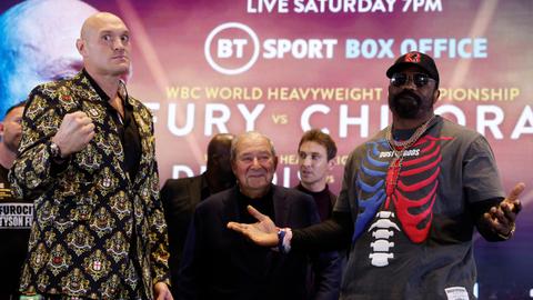 WBC champion Fury eyes fight with Chisora in Muhammad Ali-style world tour