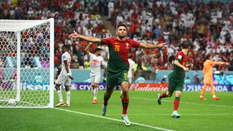 Portugal thrash Switzerland 6-1 to set quarter-final clash with Morocco