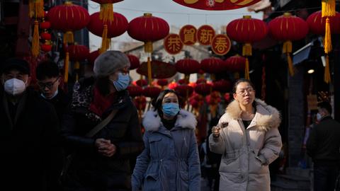 China reports 13,000 new Covid-related deaths in one week