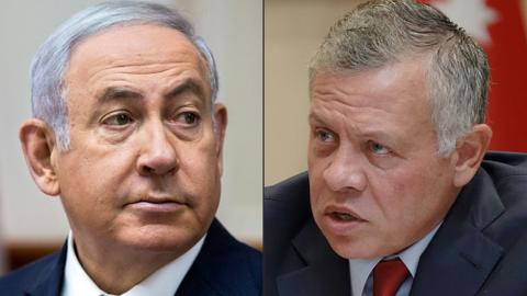 Jordan's King Abdullah hold talks with Netanyahu over status of Al Aqsa