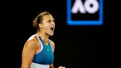 Sabalenka overpowers Linette to set up Australian Open final with Rybakina