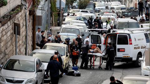 Injuries reported in second gun attack in old city of Jerusalem
