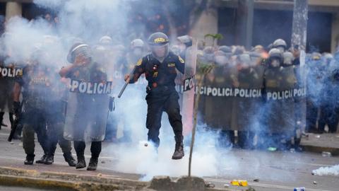 Peru's president renews call for early elections amid protests