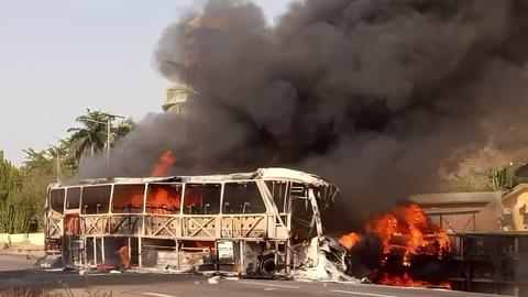Benin bus crash kills more than a dozen