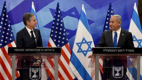Blinken calls for de-escalation in flaring Israeli-Palestinian conflict
