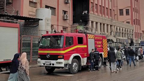 Three killed, dozens injured in Cairo hospital fire