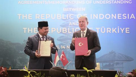 Türkiye, Indonesia sign military cooperation agreement in Ankara