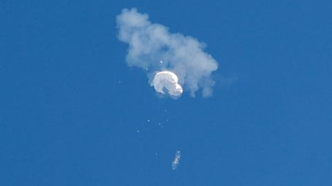 US shooting down China balloon draws threat from Beijing