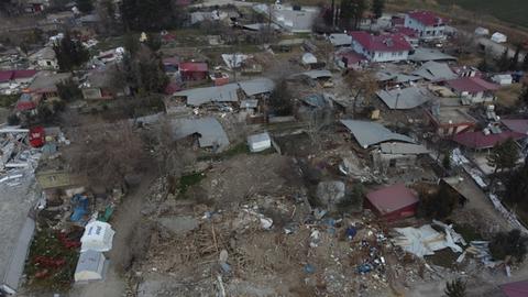 ‘Only two or three houses are left standing’: Türkiye quakes level village