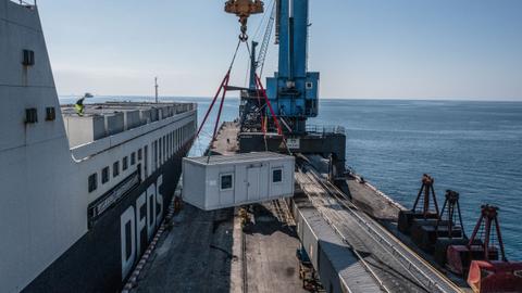 Container homes from Qatar, other countries on their way to Türkiye