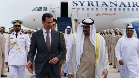 Syria's Assad in UAE for second post-quake Gulf trip