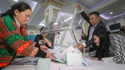 Ruling party in Kazakhstan sweeps parliamentary election: exit polls