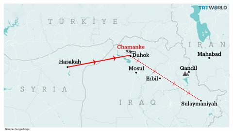Did the US give PKK terror group two choppers that crashed in north Iraq?